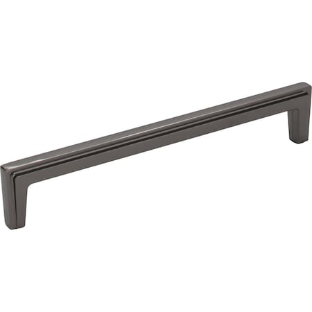 Jeffrey Alexander 160 mm Center-to-Center Black Nickel Lexa Cabinet Pull 259-160BN